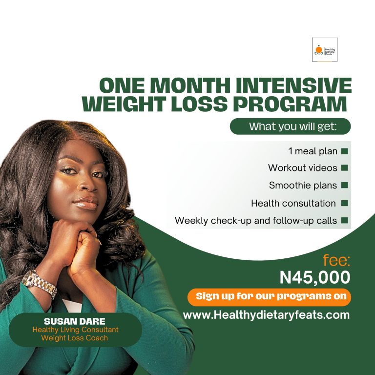 One-Month Intensive Weight Loss Program